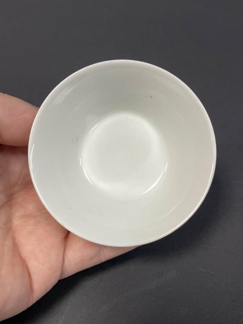 清乾隆 粉彩山水纹马蹄套杯六只 - 图22