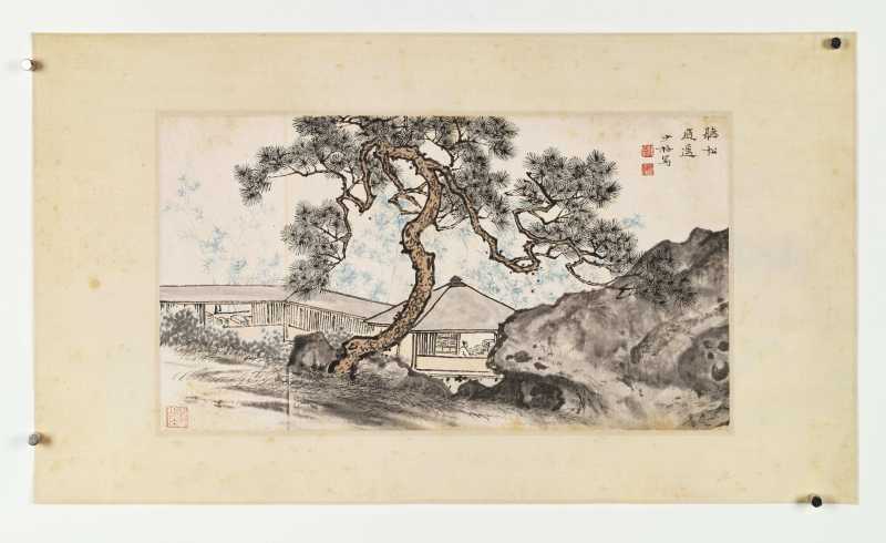 陈少梅 听松逍遥 - 图2