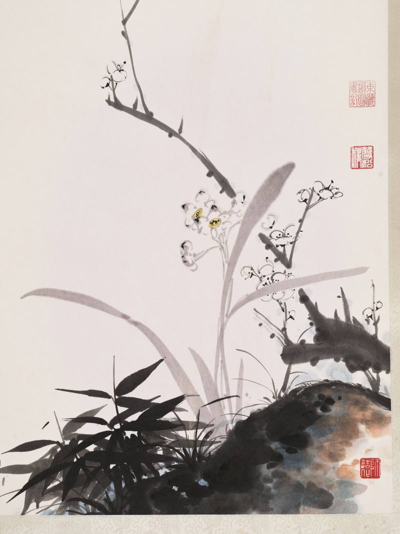乙卯（1975年）作 徐子鹤 双清 - 图3
