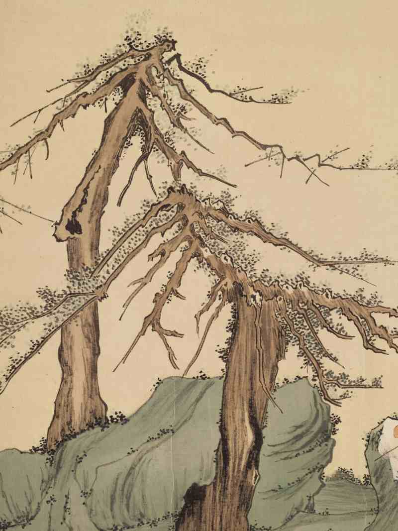 高贞白 柏荫闲逸 - 图7