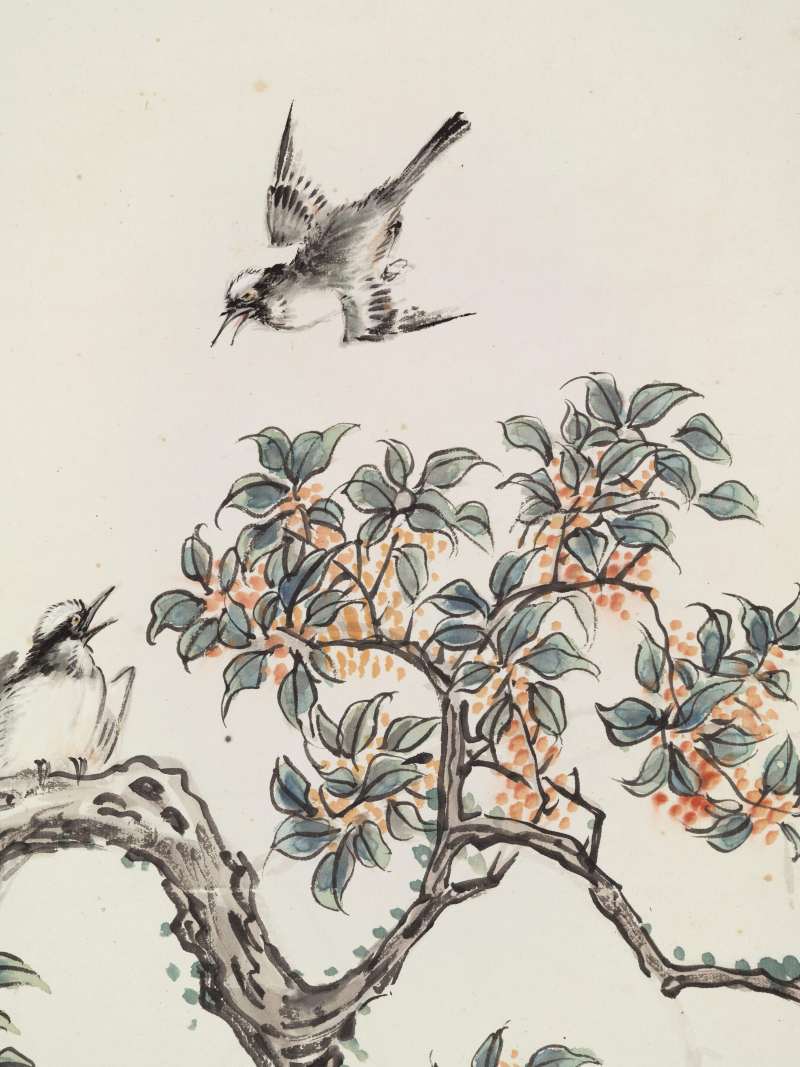 丁卯（1927年）作 袁培基 贵子双修 - 图8