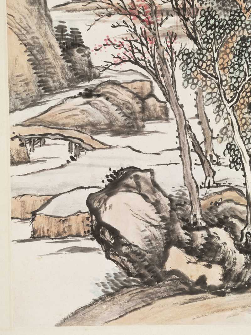 癸酉（1933年）作 宗士福 空山幽居 - 图7