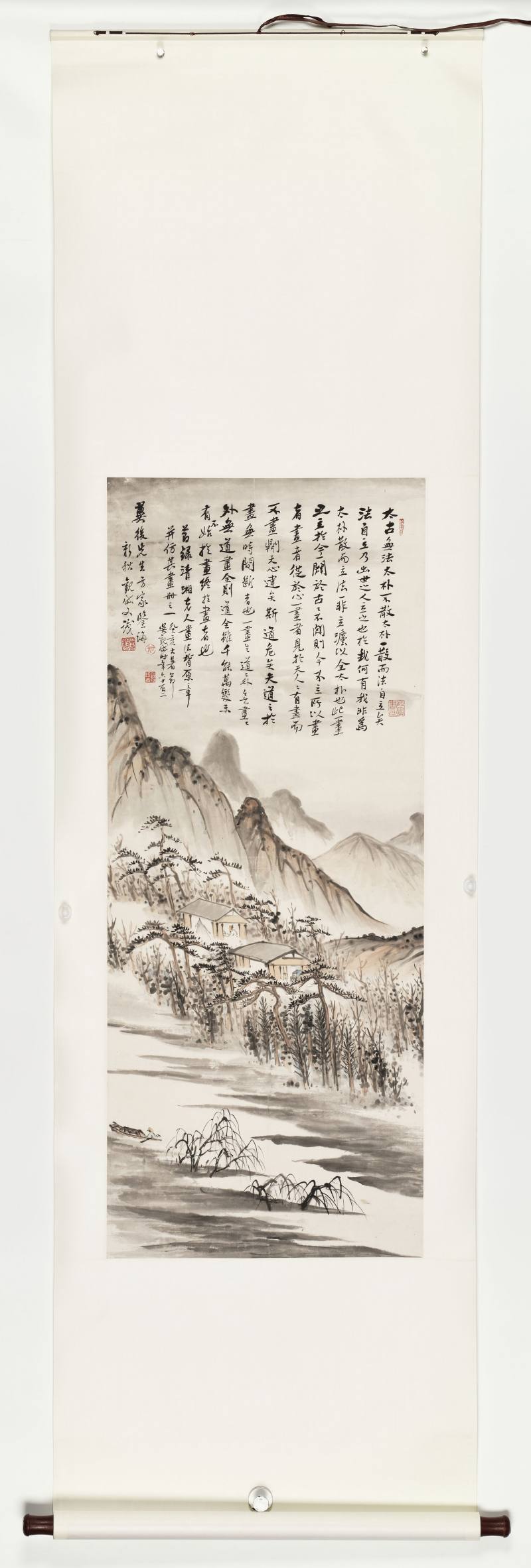癸亥（1923年）作 吴观岱 仿石涛笔意 - 图2