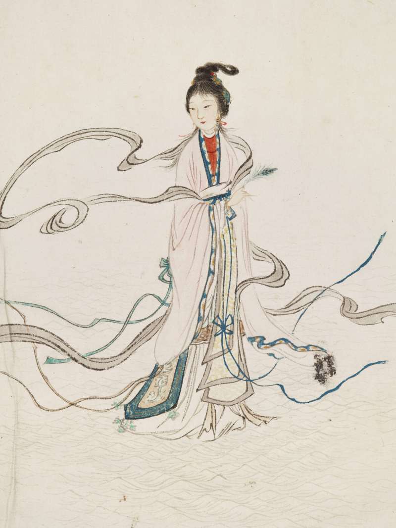 甲戌（1934）年、丁丑（1937年）作 樊虚、王震昌 洛神、草书《洛神赋》 - 图14