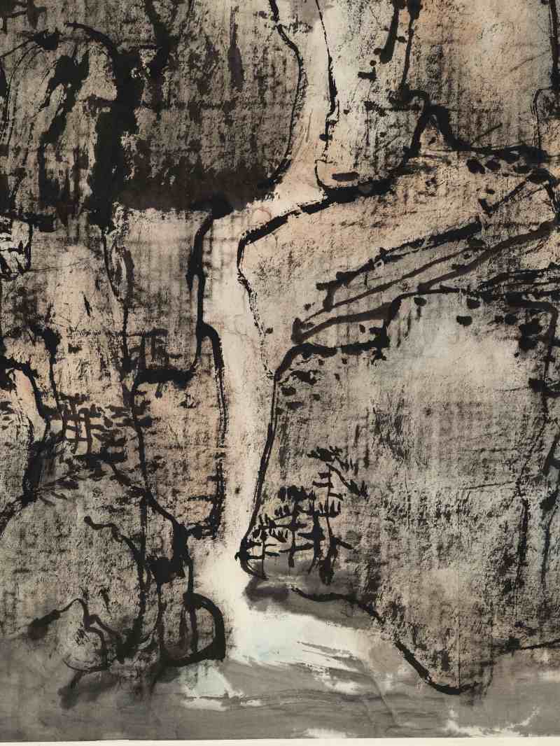 赖少其 黄山始信峰 - 图6