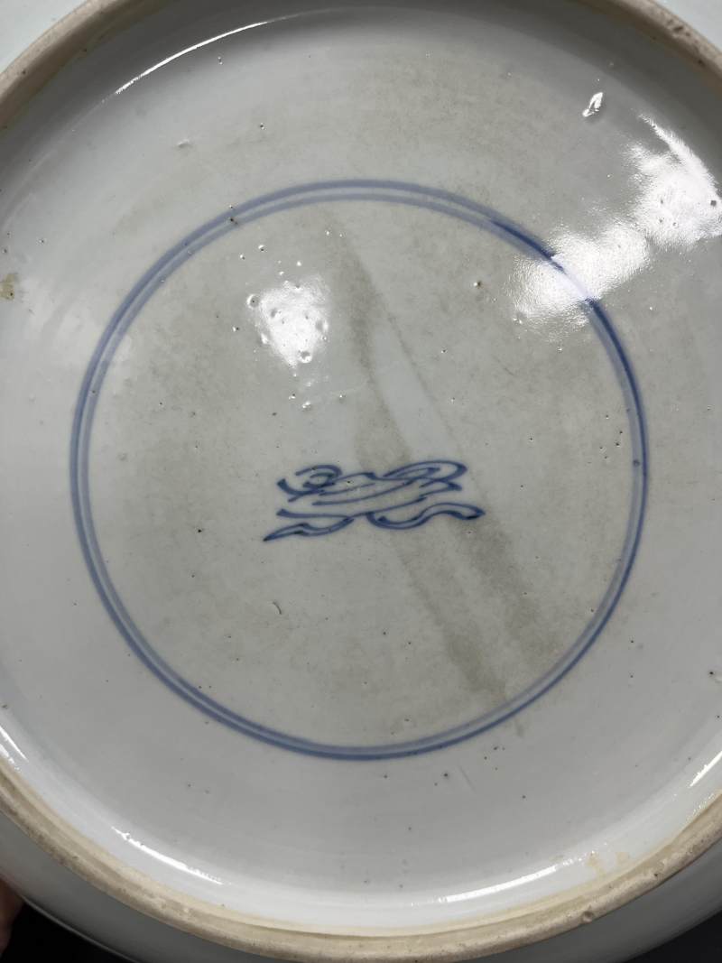 清康熙 五彩西厢记之月下佳期人物故事图大盘 - 图7