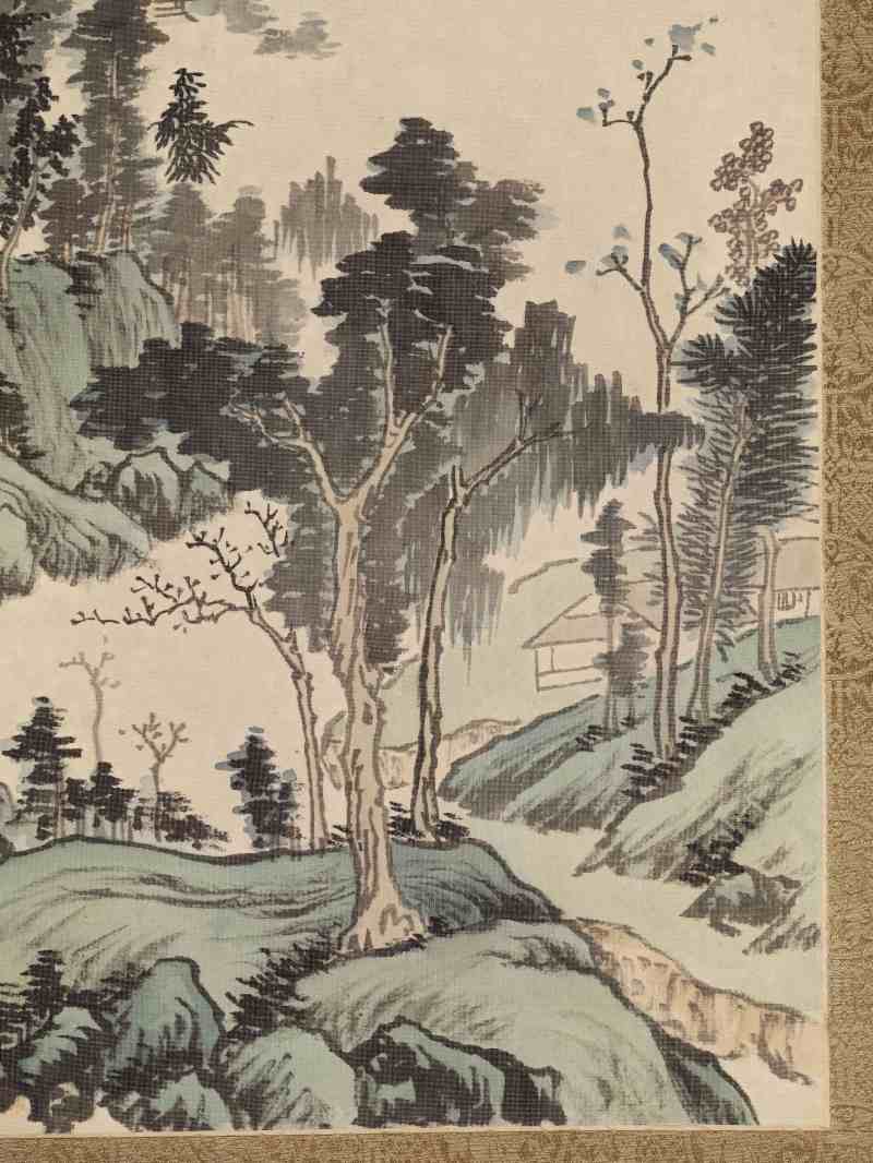 辛亥（1971年）作 萧一苇 山水四屏 - 图25