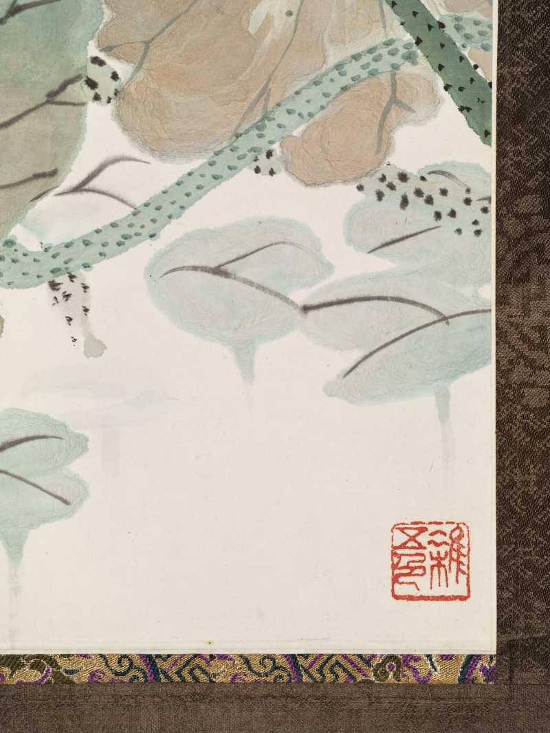 商笙伯 绿荷红菡萏 - 图9