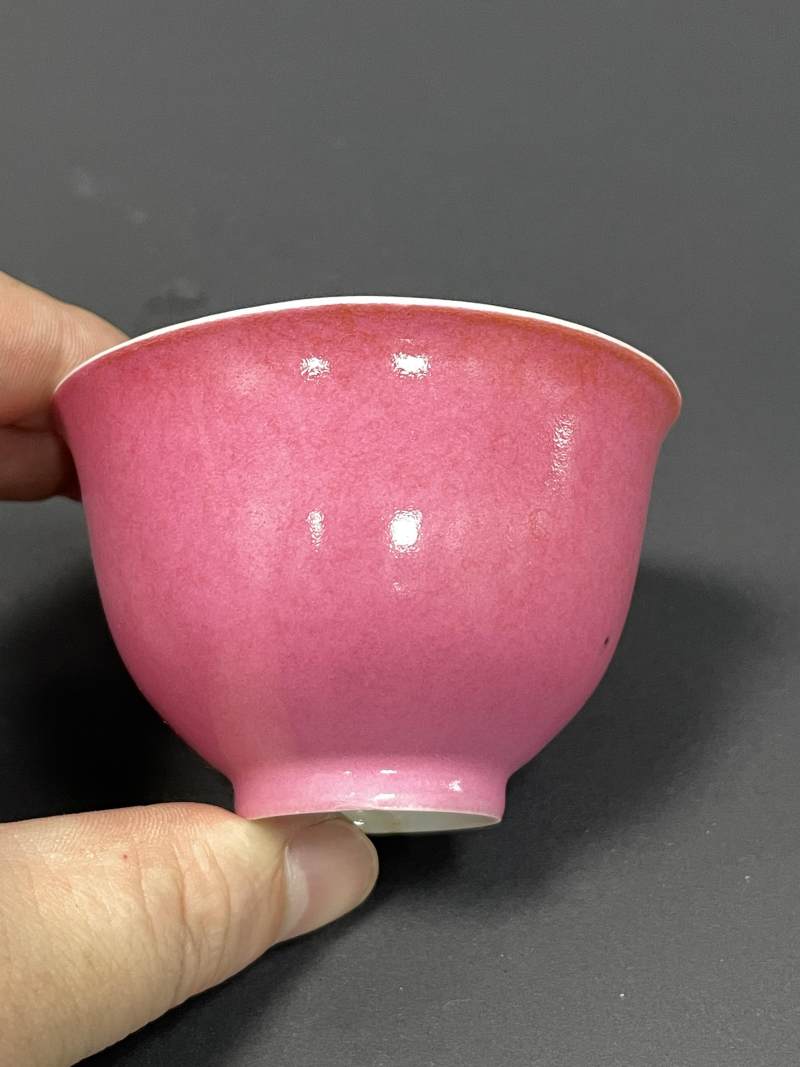 清雍正 胭脂红茶圆 - 图3