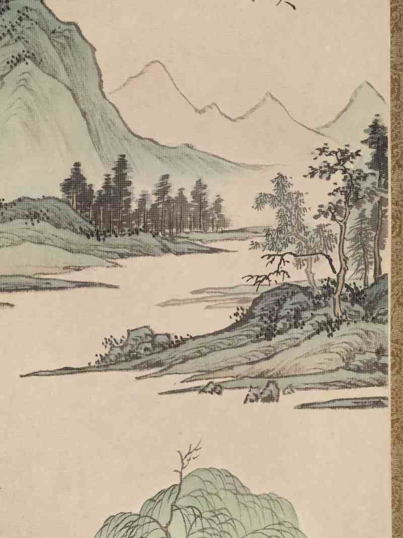 辛亥（1971年）作 萧一苇 山水四屏 - 图18