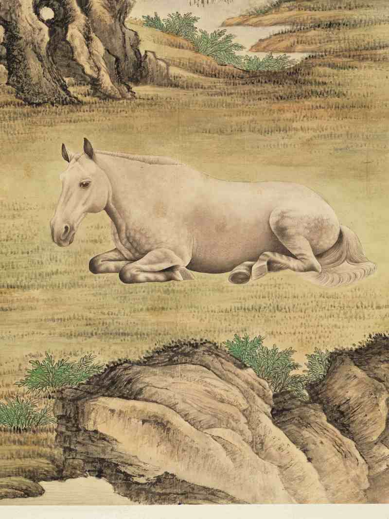 己巳（1929年）作 载瀛 卧马图 - 图8