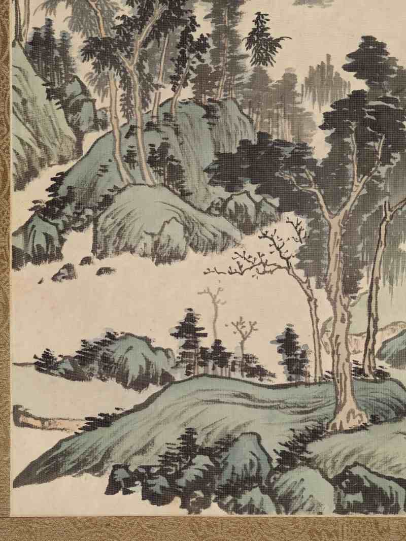 辛亥（1971年）作 萧一苇 山水四屏 - 图26