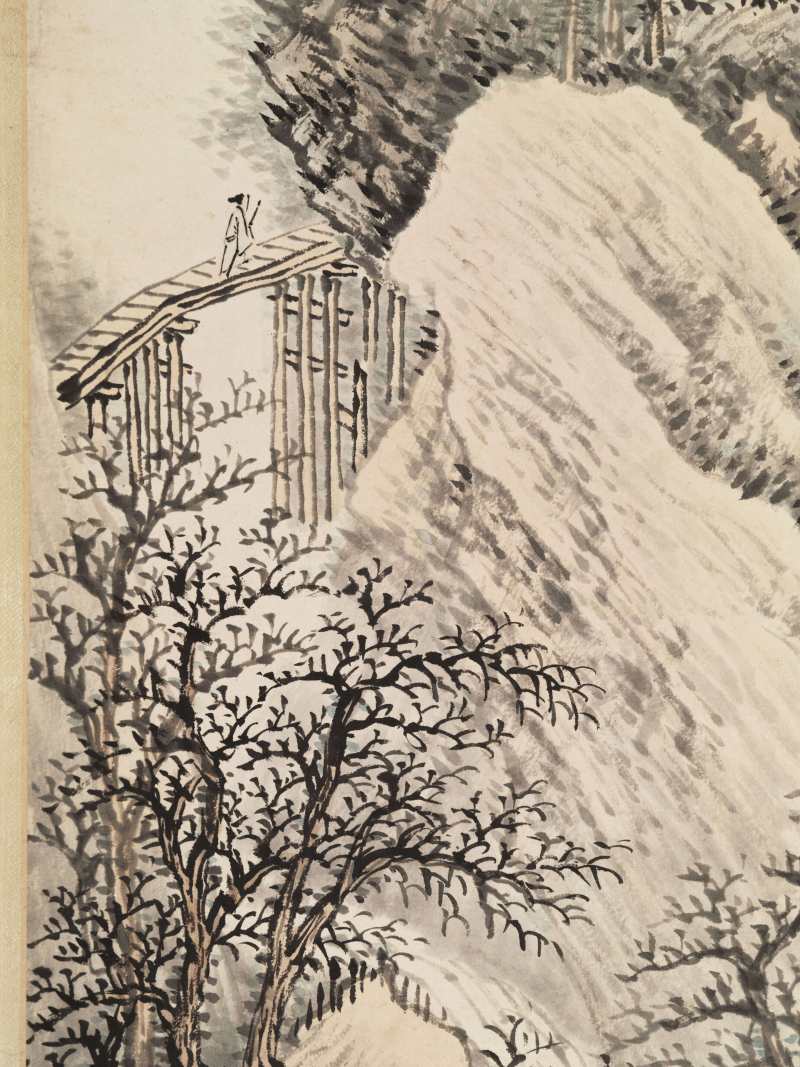 张石园 仿古山水二帧 - 图18