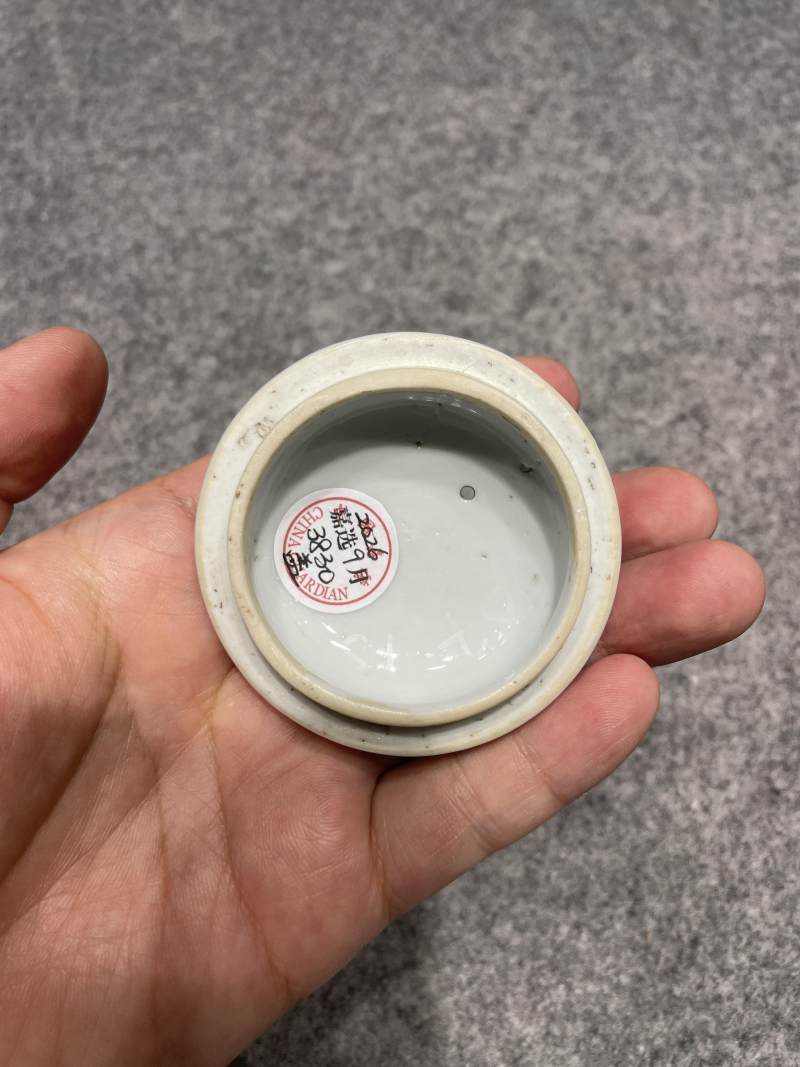 清雍正 粉彩松鹿图杯、折枝花卉纹菊瓣壶三只 - 图23
