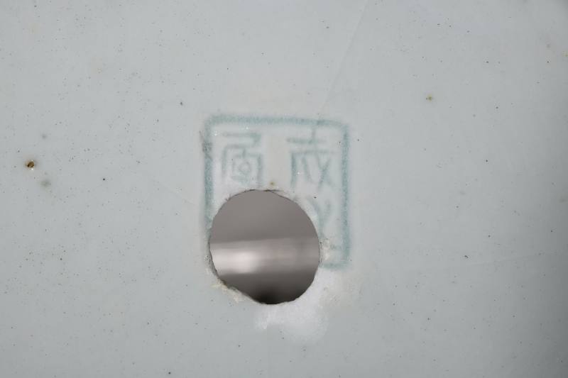 清晚期 粉彩云龙纹、百寿图帽筒各一对 - 图3