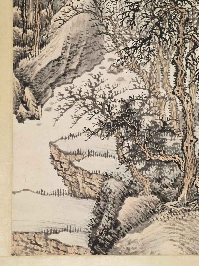 张石园 仿古山水二帧 - 图19