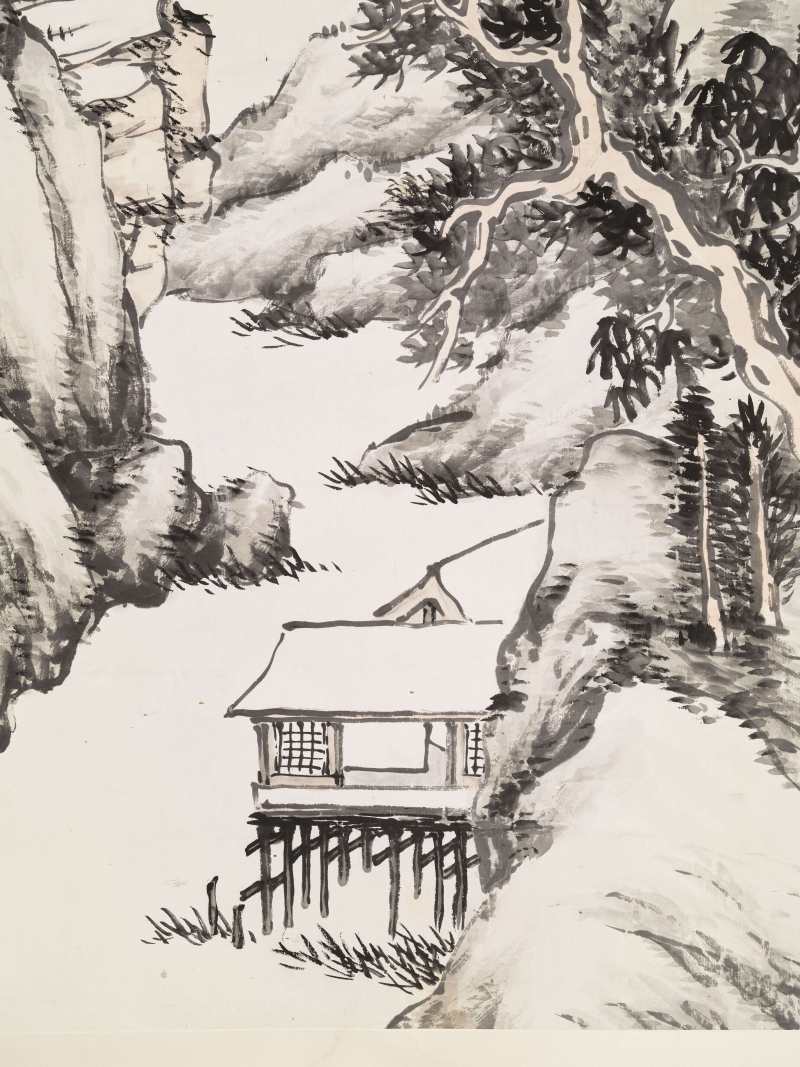 戊戌（1898年）作 松年 溪山欲雨图 - 图10
