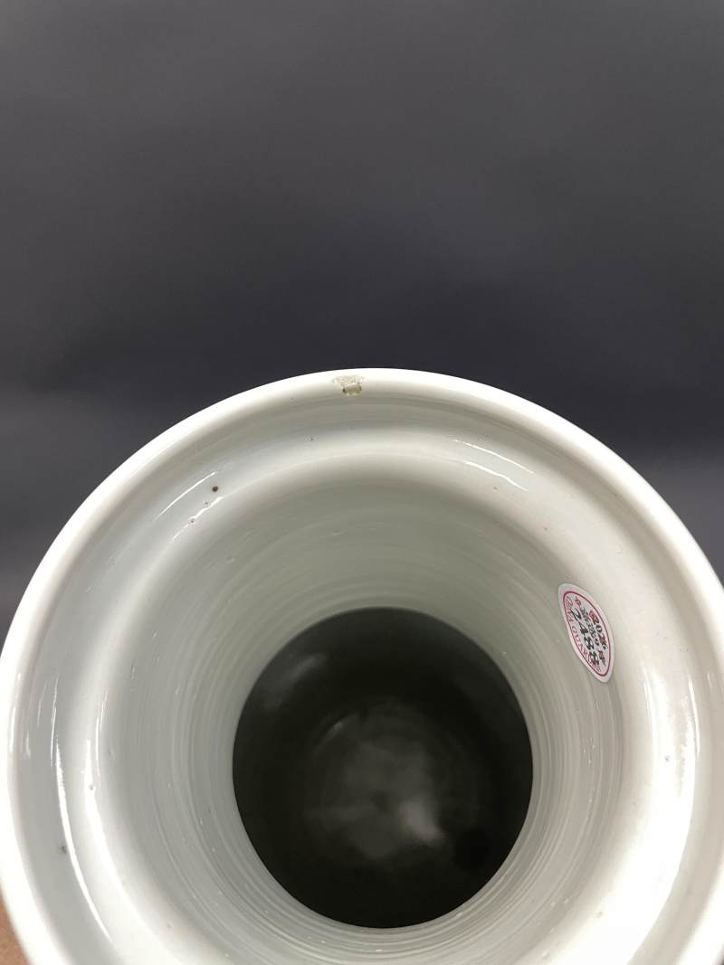 清康熙 青花山水人物纹棒槌瓶 - 图19