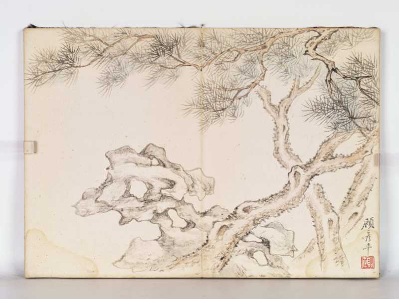 丁丑（1937年）、辛巳（1941年）、乙酉（1945年）、己卯（1939年）作 冯超然、祁崑、张辛稼等 师古造化册 - 图29