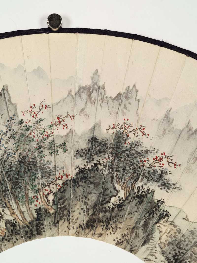 1963年作 金道五、汪佩芬 山水二帧 - 图3