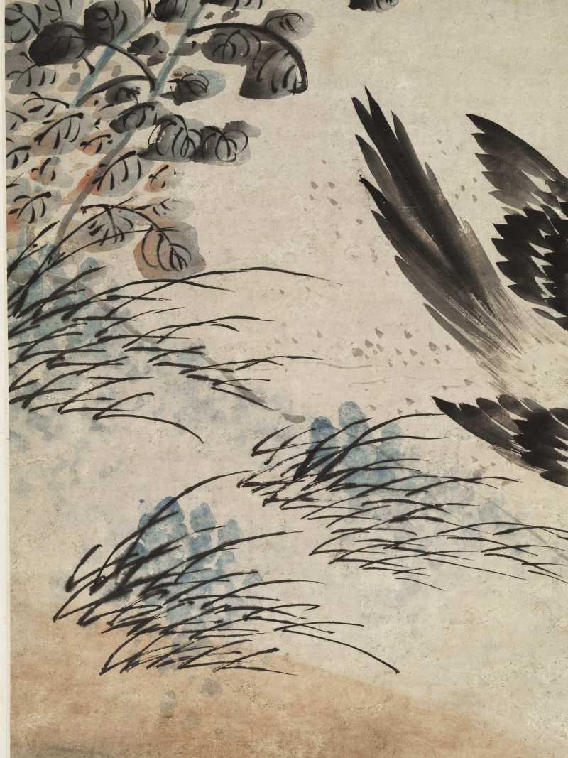 司马钟 菊花双雀 - 图10