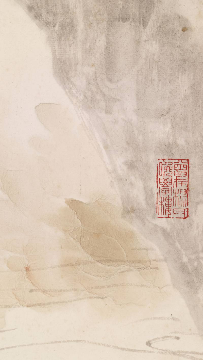 辛巳（1941年）作 江寒汀 拟新罗山人笔意 - 图8
