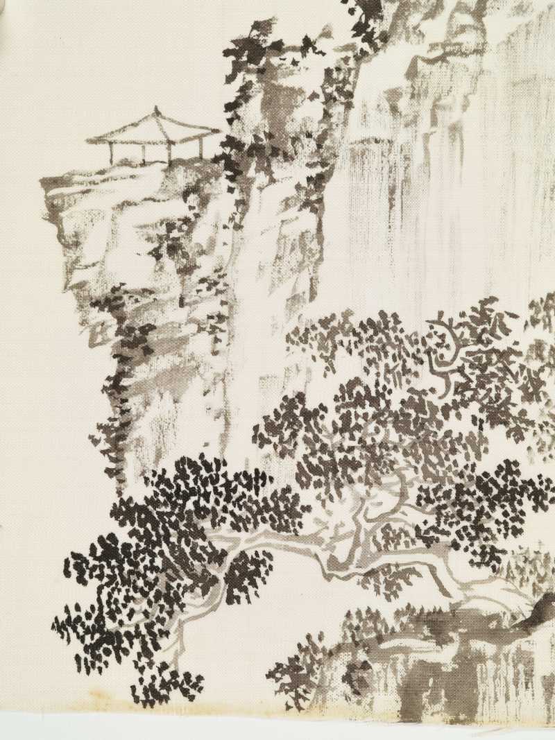 溥儒 山居小亭 - 图5