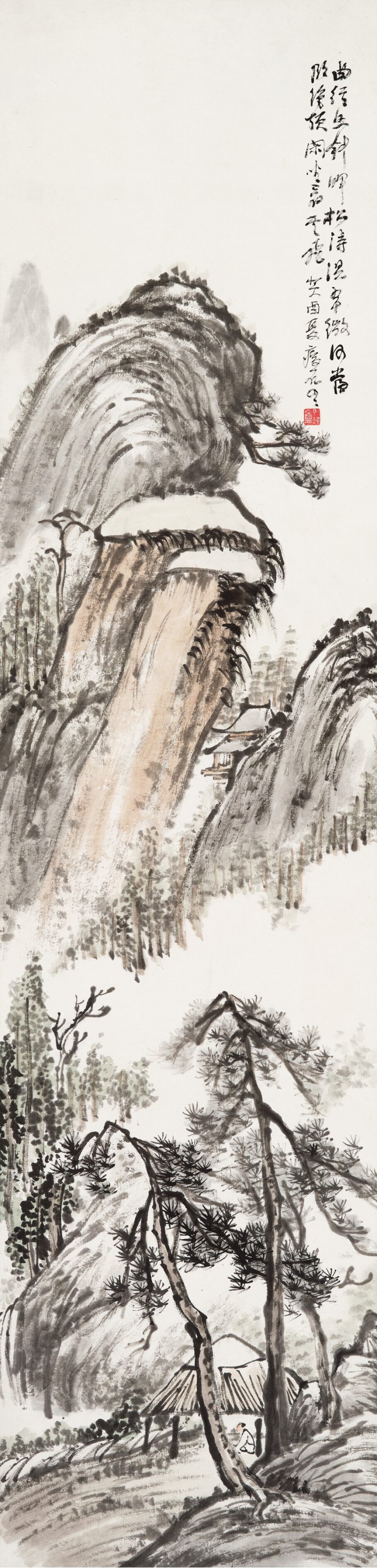 癸酉（1933年）作 俞云 松亭观山