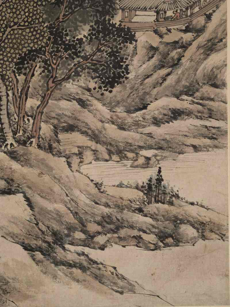 己巳（1929年）作 冯超然 碧溪青嶂 - 图4