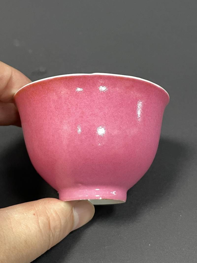 清雍正 胭脂红茶圆 - 图4