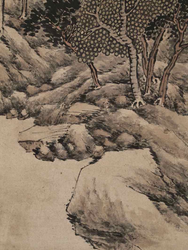 己巳（1929年）作 冯超然 碧溪青嶂 - 图5