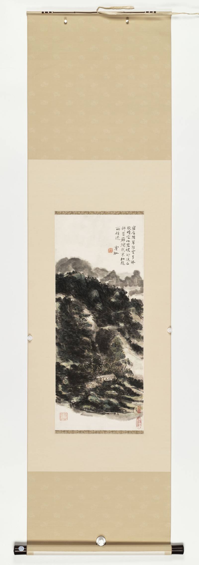 黄宾虹 晴岚湿翠 - 图2