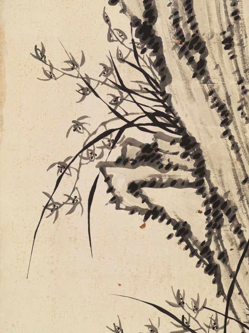 庚辰（1880年）作 冯镜如 梅兰竹菊四屏 - 图13