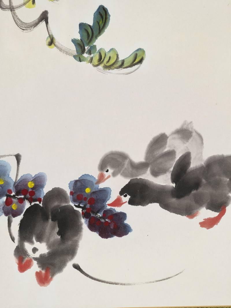 娄师白 紫藤小鸭 - 图5