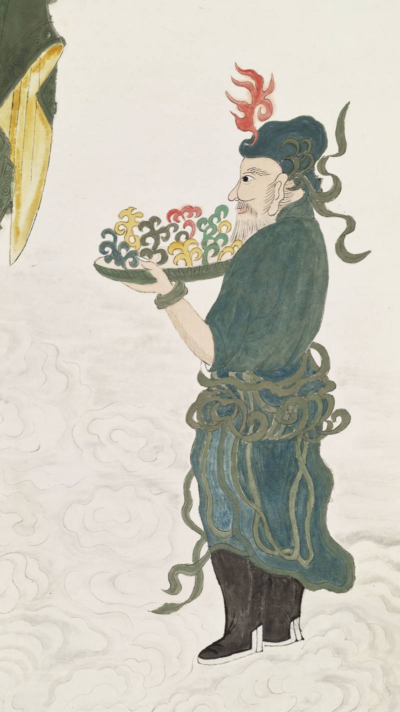 辛未（1931年）作 陈曾寿 罗汉图 - 图5