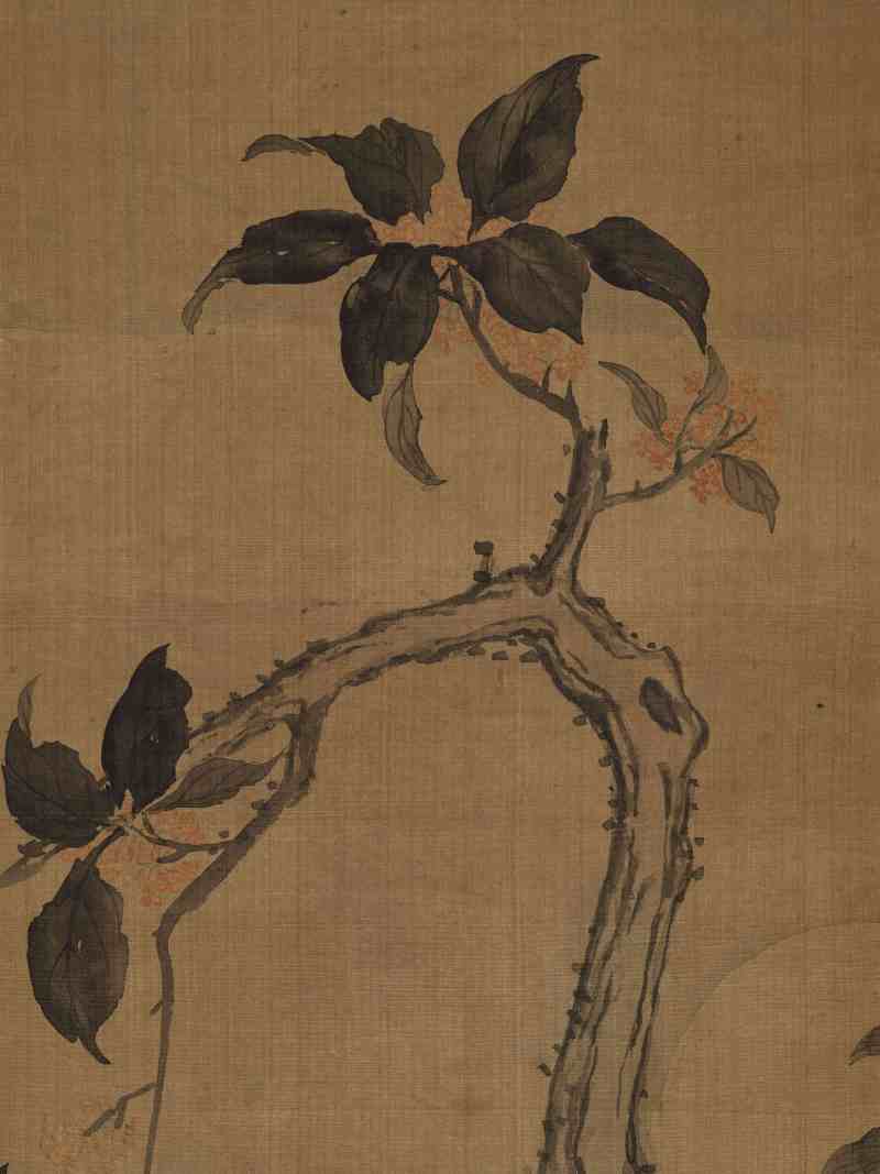 癸丑（1913年）作 马家桐 花鸟四屏 - 图21