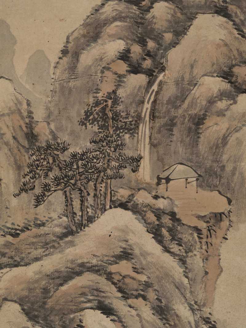 己巳（1929年）作 冯超然 碧溪青嶂 - 图9