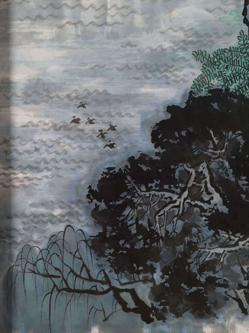 甲子（1984年）作 糜耕云 园林春色 - 图3