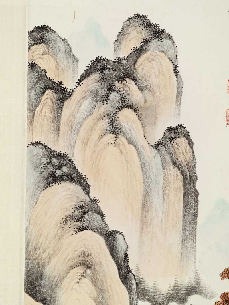 戊寅（1938年）作 溥伒 幽居图 - 图7