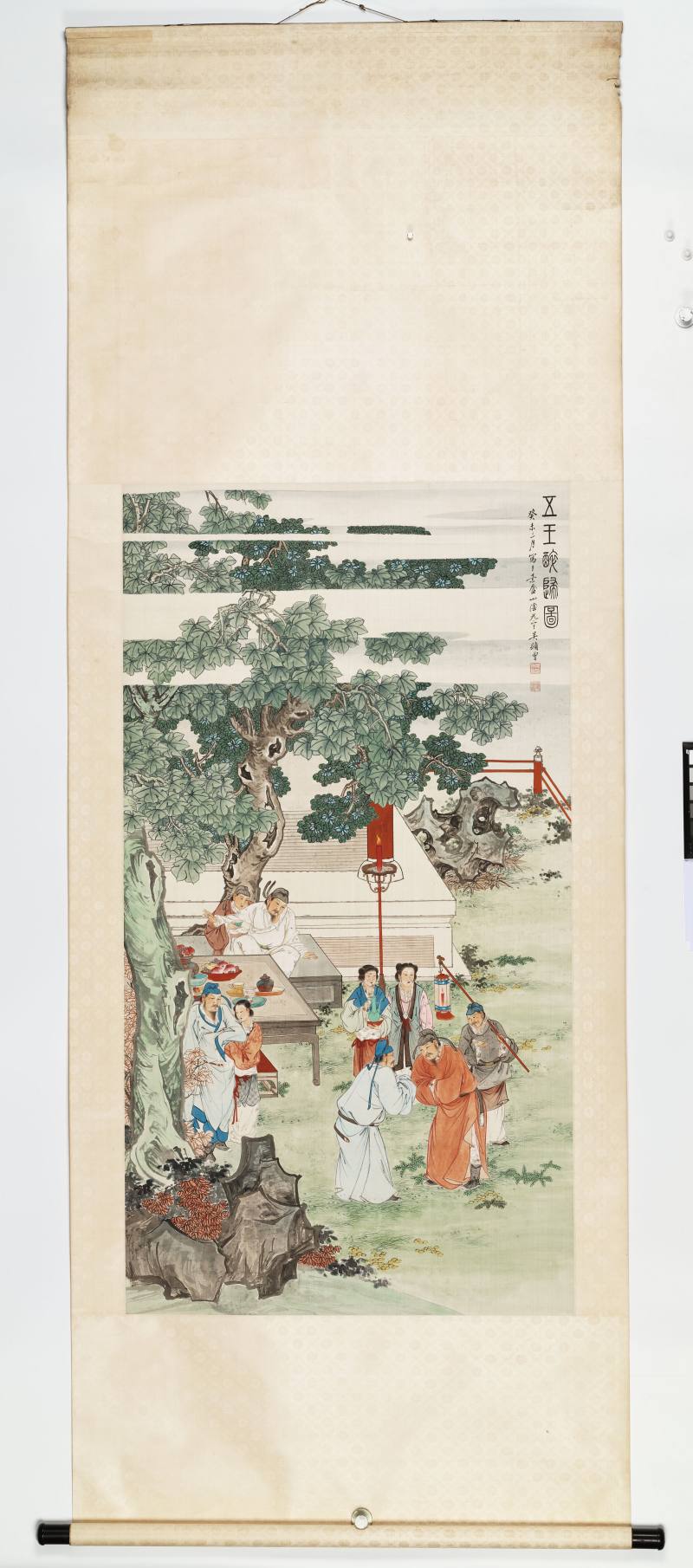 癸未（1944年）作 吴光宇 五王醉归图 - 图2