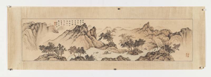 1963年作 金道五、汪佩芬 山水二帧 - 图9
