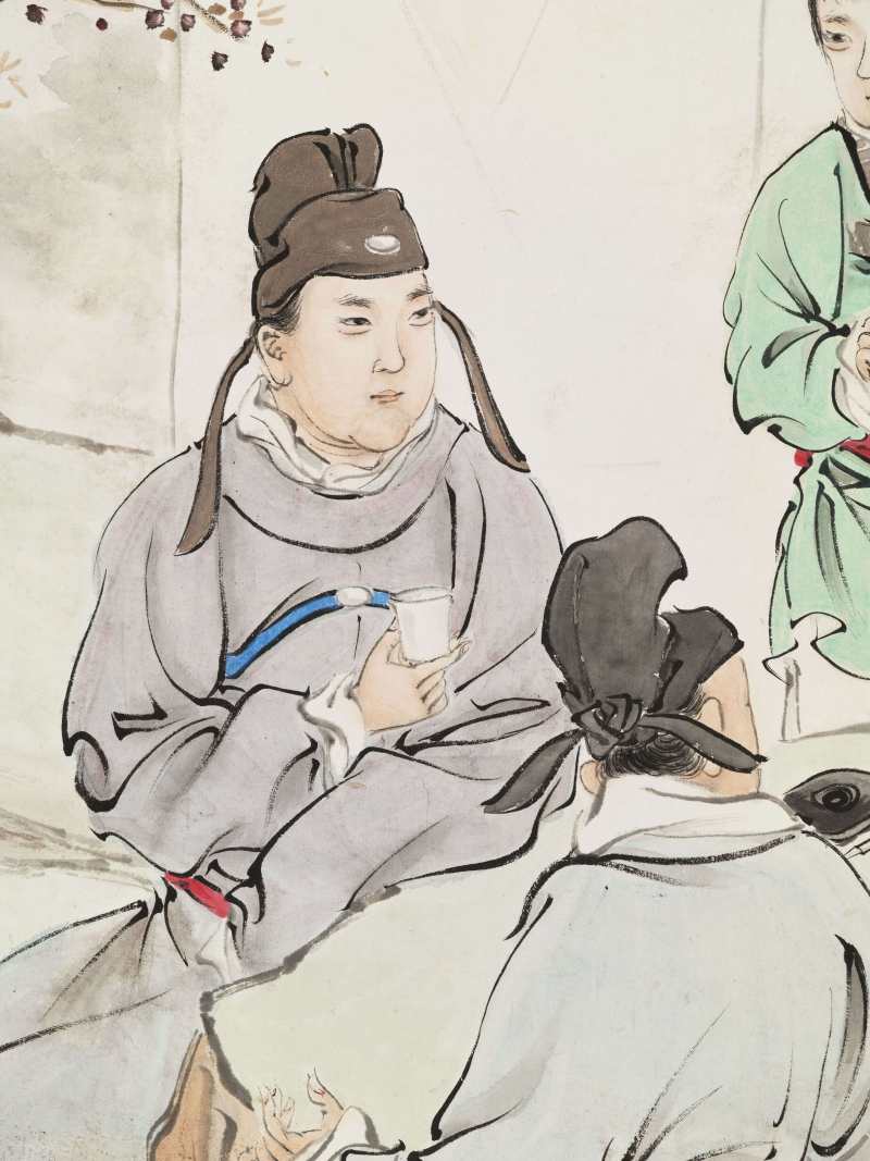 辛巳（1941年）作 李芳园 夜宴雅集 - 图11