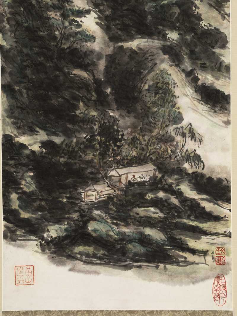 黄宾虹 晴岚湿翠 - 图5
