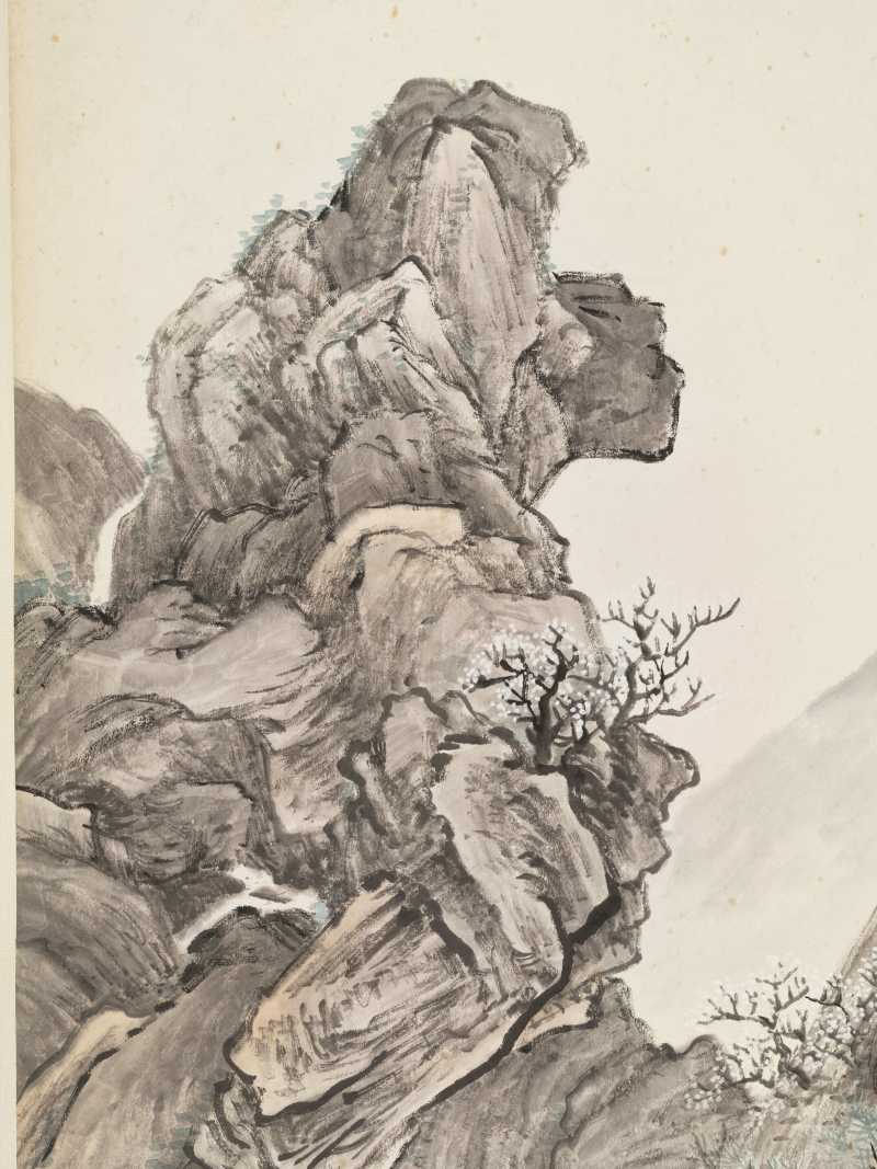 陆恢 隔溪山色好 - 图7