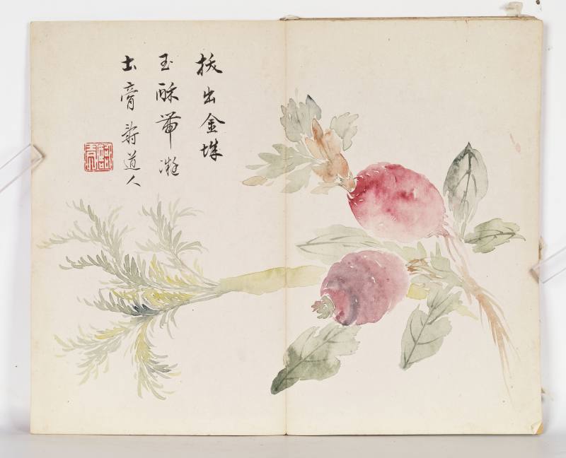 己巳（1929年）作 叶瀚 花鸟册 - 图7