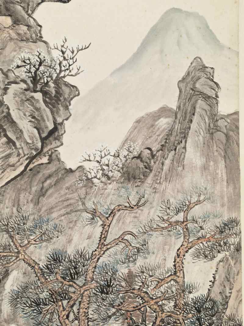 陆恢 隔溪山色好 - 图8
