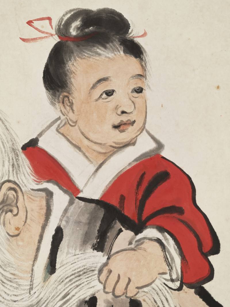 壬辰（1952年）作 诸健秋 老少乐 - 图9