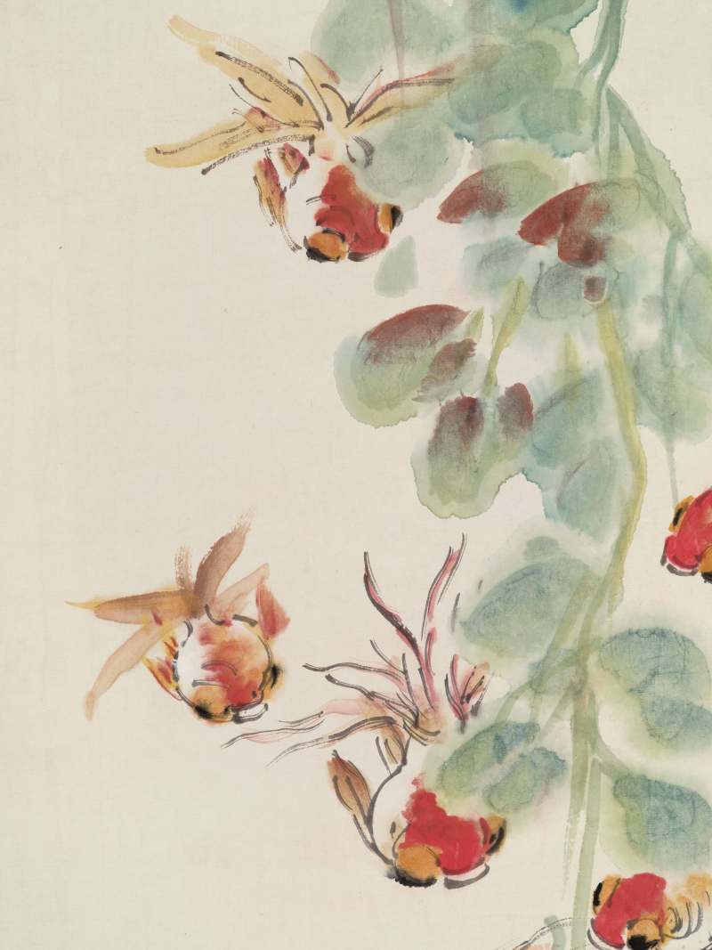 汪亚尘 花鸟四屏 - 图6