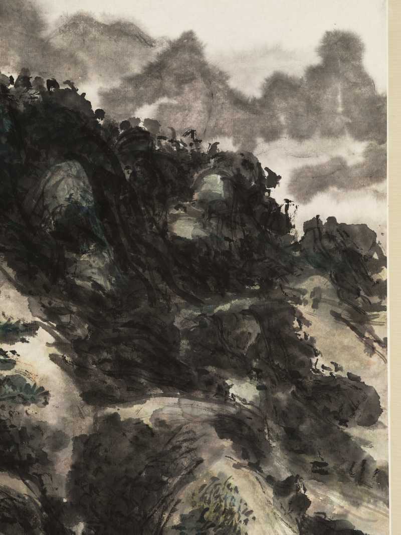 黄宾虹 晴岚湿翠 - 图8