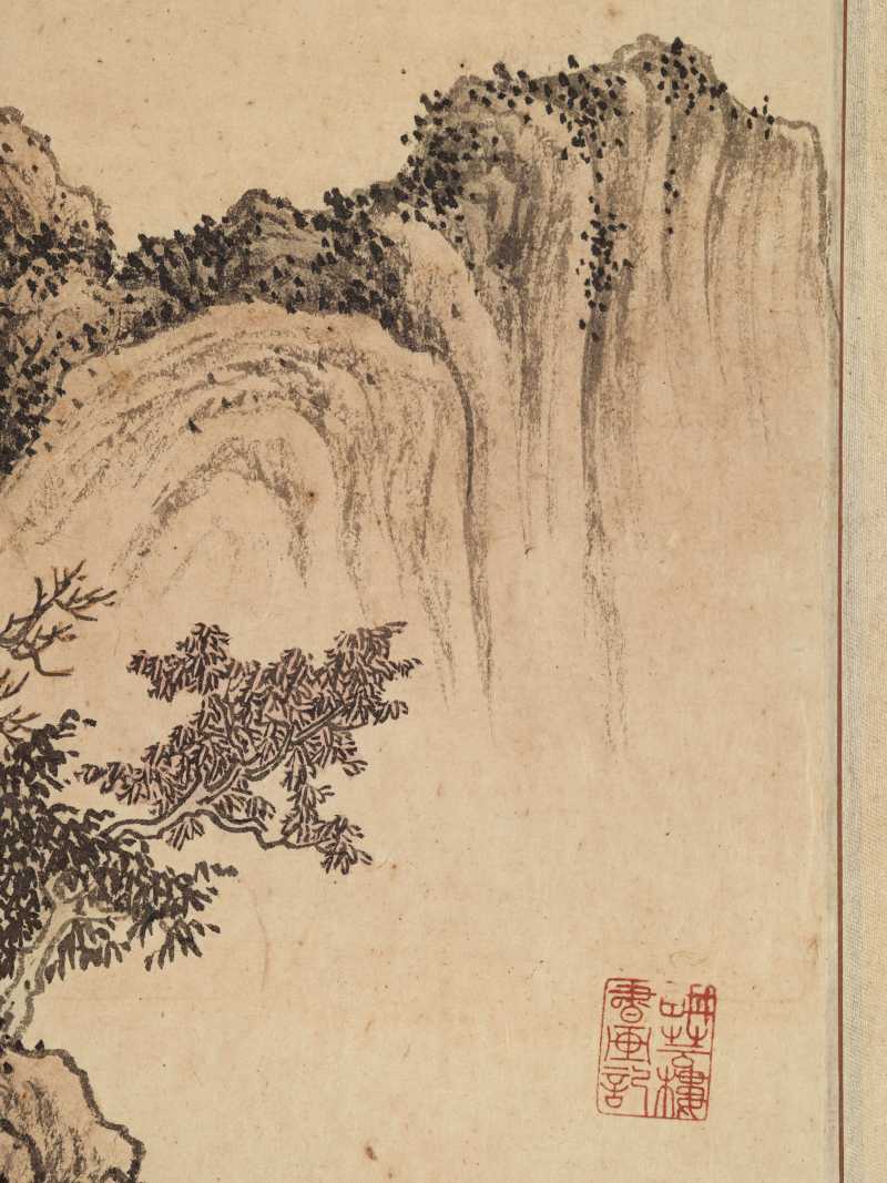 1963年作 金道五、汪佩芬 山水二帧 - 图12